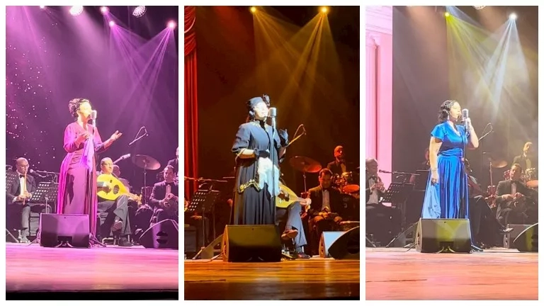 بحضور النجوم.. مروة ناجي تستحضر روح أم كلثوم على مسرح قصر النيل