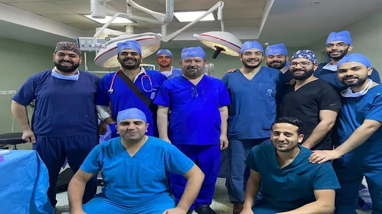 استخراج بطارية من مريء طفل في مستشفى أطفال بنها