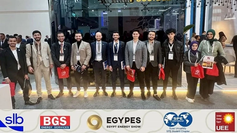 فريق "SPE" بجامعة السويس يفوز بجائزة التميز في الشرق الأوسط وشمال أفريقيا