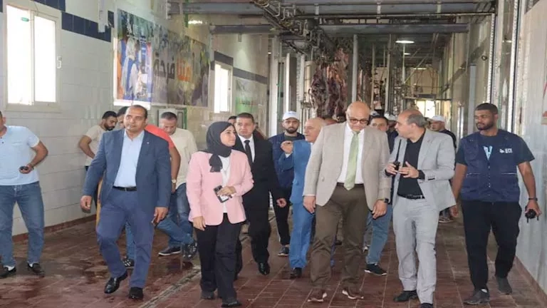 محافظ القليوبية يتفقد مجزر شبرا شهاب بالقناطر الخيرية