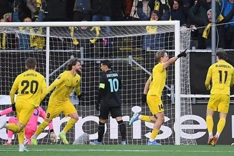 مفاجأة بطابع تاريخي.. بودو جليمت يقصي لاتسيو من الدوري الأوروبي