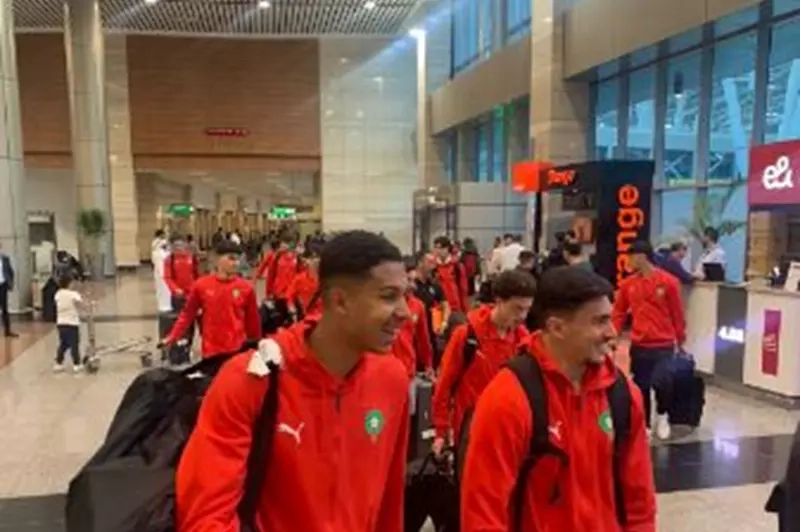 بعثة منتخب المغرب تصل القاهرة استعدادًا للمشاركة في بطولة أمم أفريقيا للشباب