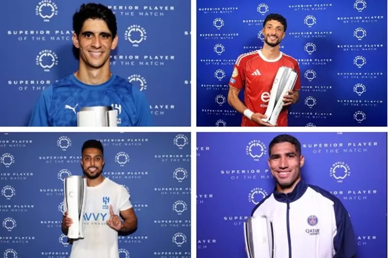 بحضور وسام أبو علي.. 5 جوائز فردية لنجوم العرب في مجموعات مونديال الأندية