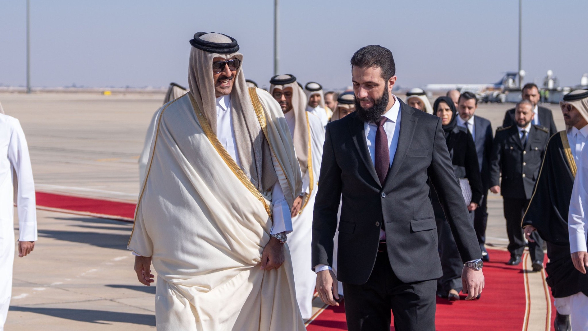 Qatar's Emir becomes first Arab leader to visit post-Assad Syria