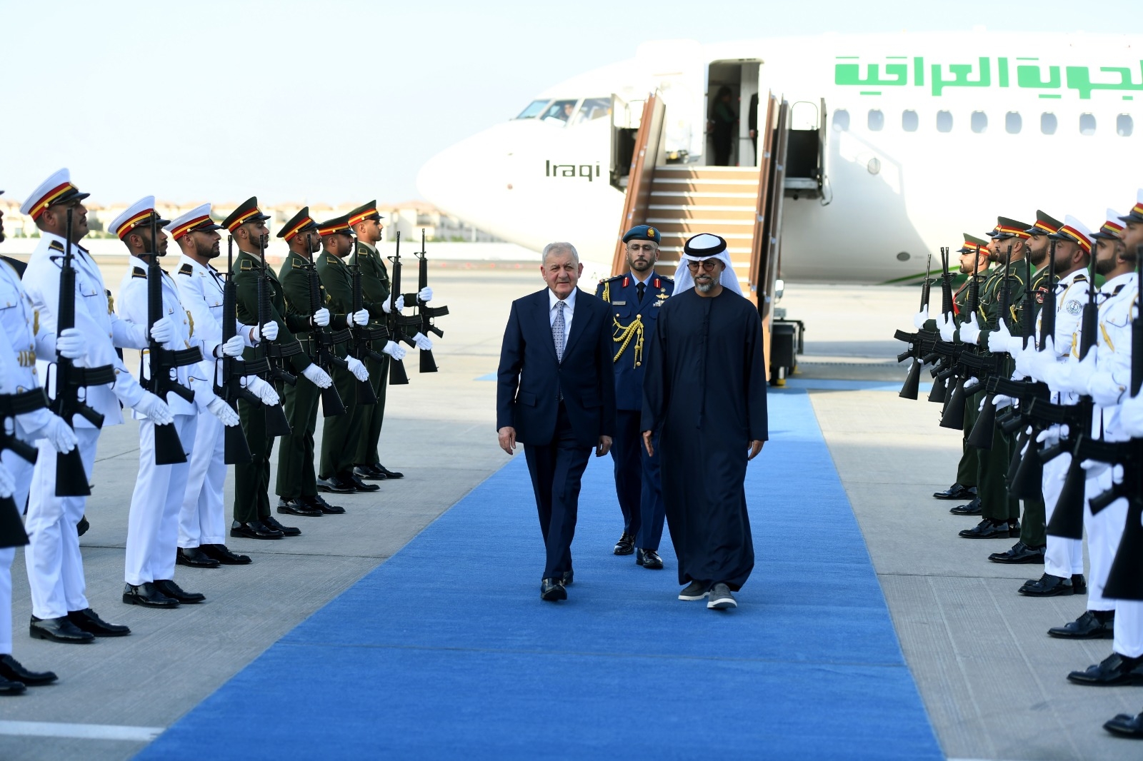 Iraqi President arrives in UAE for official visit