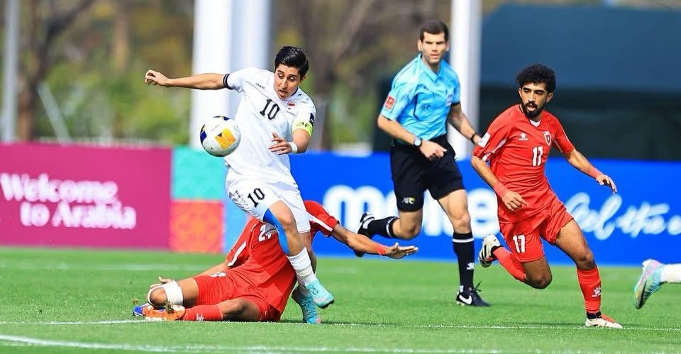 تعادل العراق والاردن سلبياً في بطولة كأس آسيا لكرة القدم للشباب