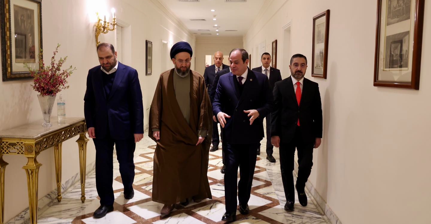 Iraq's Wisdom Movement with Egypt's El-Sisi: Palestinian cause on the table