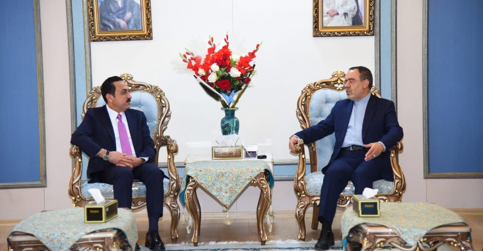 أربيل تبحث مع القنصل الإيراني تطوير التبادل التجاري واتفاقية "أورمية"