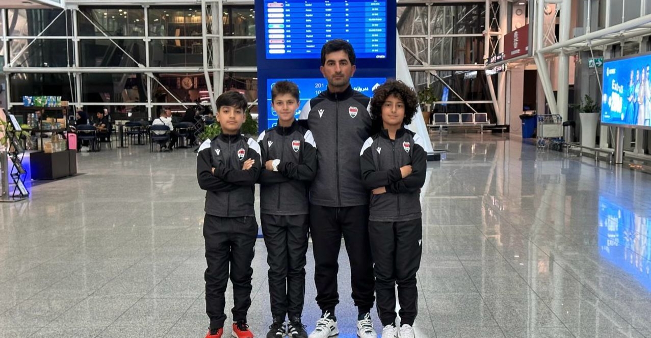 منتخب تنس العراق يغادر إلى الأردن للمشاركة في التصفيات الآسيوية