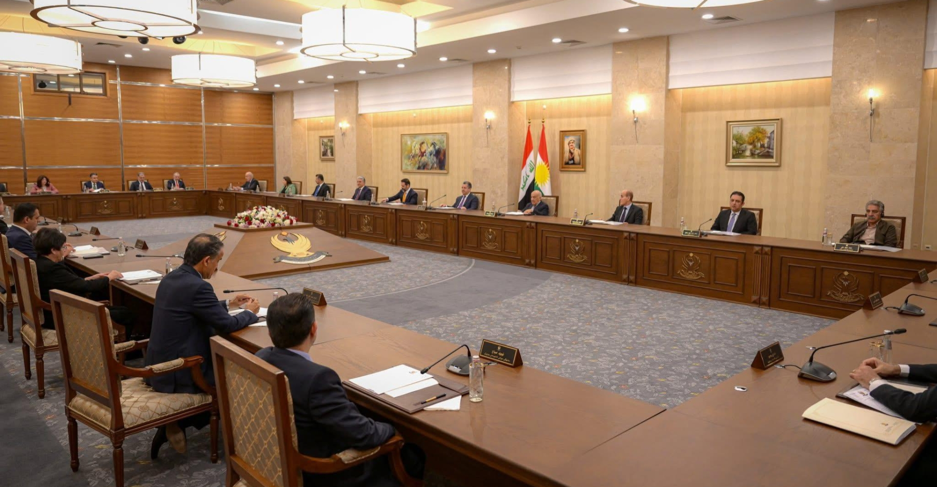مجلس وزراء كوردستان يؤكد على مواصلة التنسيق مع بغداد لاستئناف تصدير نفط الإقليم