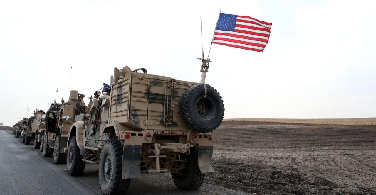 Under tight security: US military convoy heads toward Iraq's Qayyarah Air Base