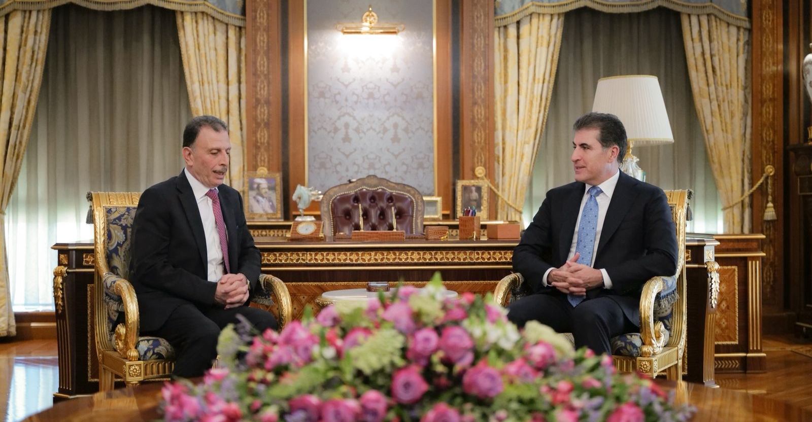 President Barzani seeks stronger ties with Palestine