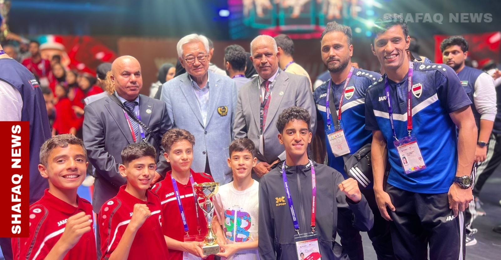 العراق يتوج بلقبي "أفضل فريق" و"روح قتالية" في بطولة العالم للتايكواندو للناشئين