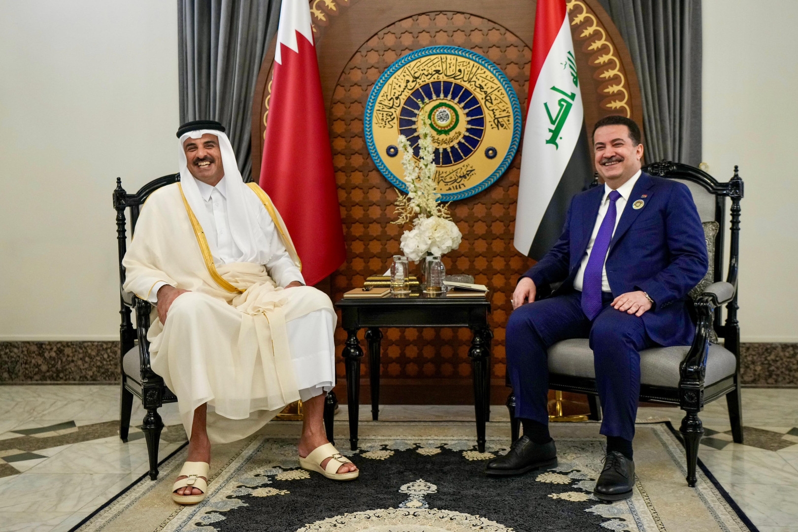 Qatar's Emir: Baghdad Summit outcomes should boost Arab unity