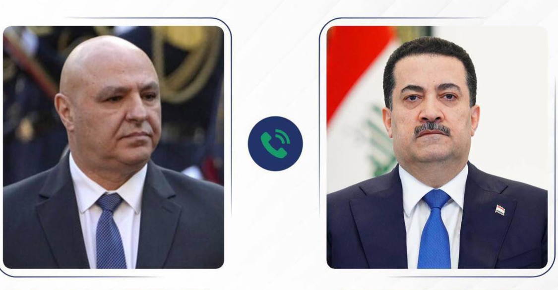 السوداني يؤكد حرص العراق على دعم لبنان.. وعون يشكر الـ20 مليون دولار