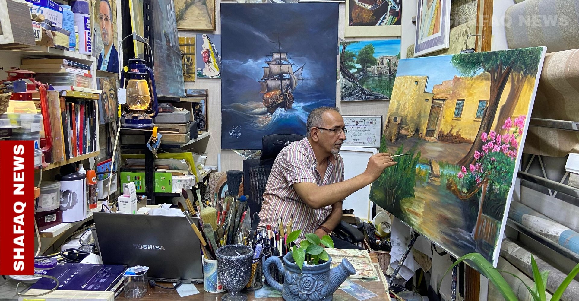 Al-Anbar's artisan: The pharmacist who paints souls