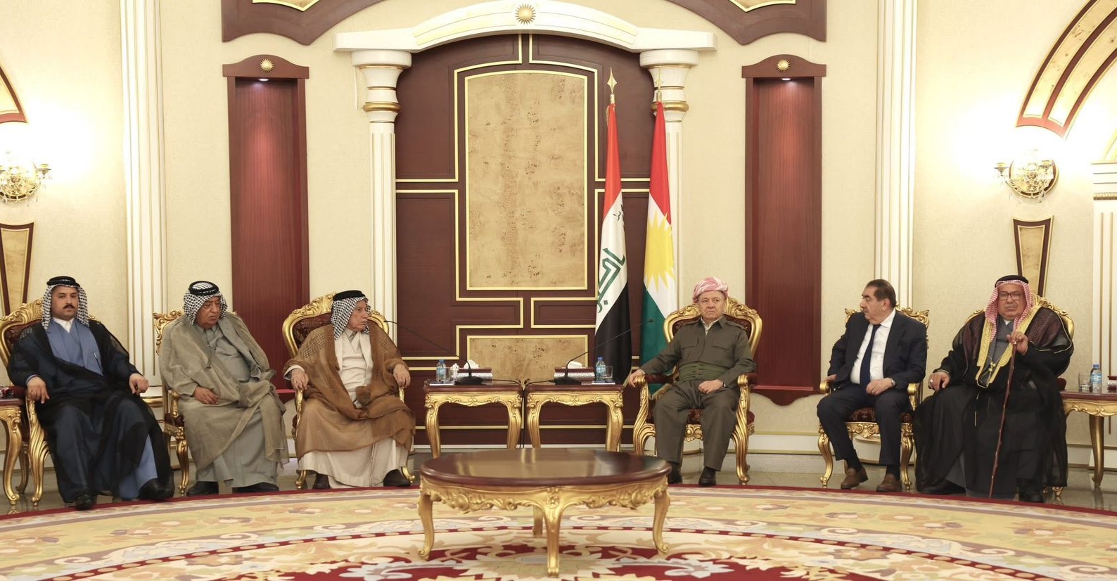 Leader Barzani to tribal chiefs: Political rifts must not divide communities