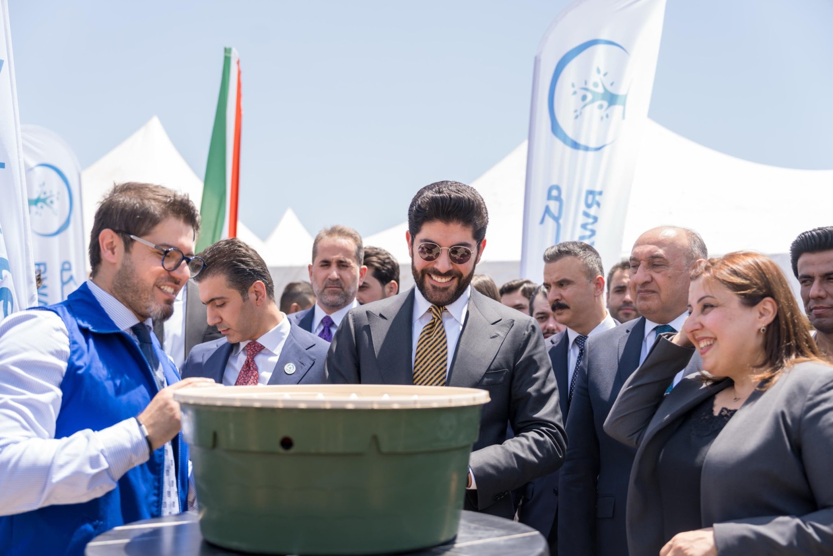 Rwanga plants 20,000 olive trees in Erbil green push