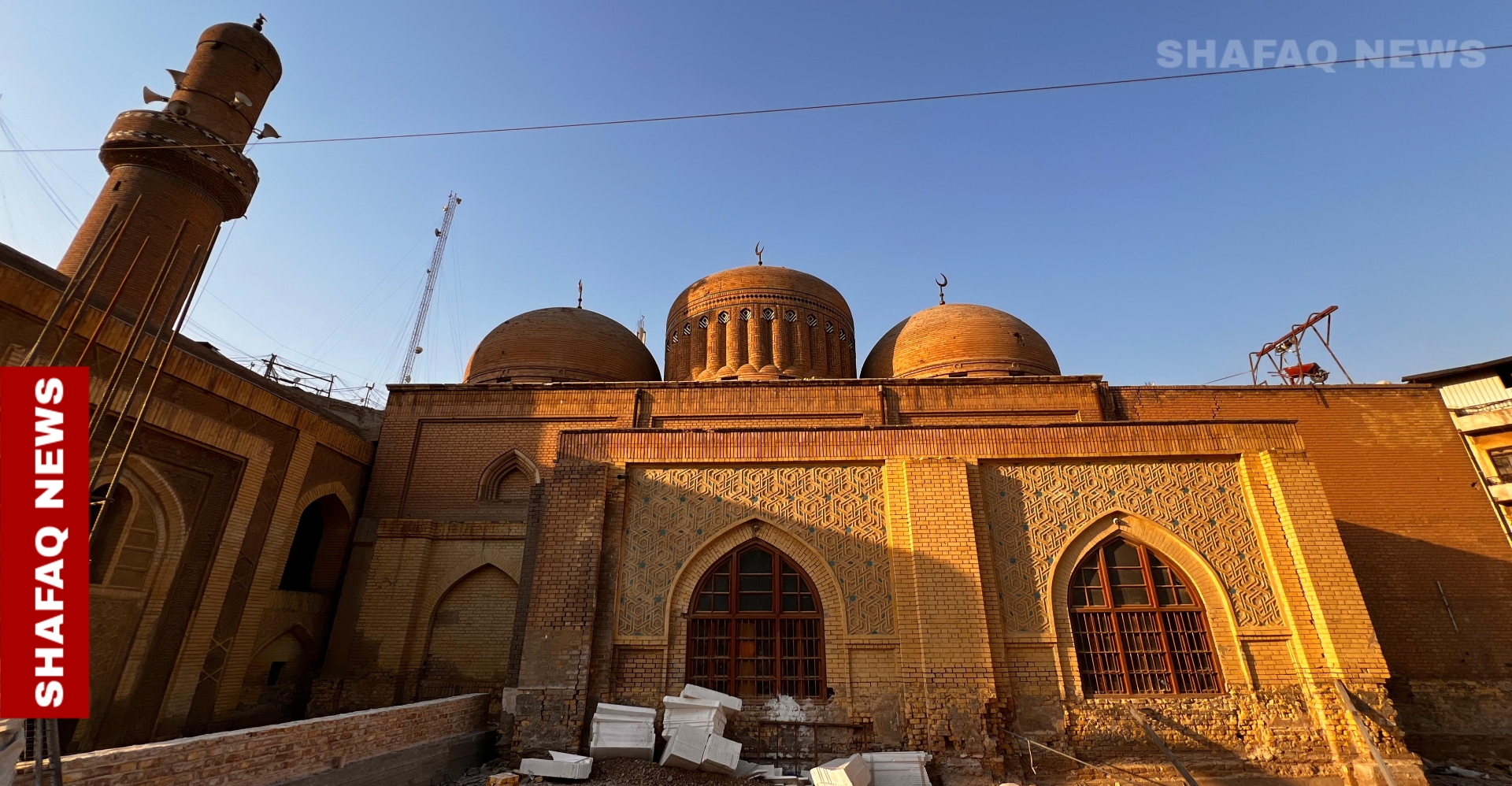 Whispers of history return: Sunlight touches Marjan Mosque's domes once more