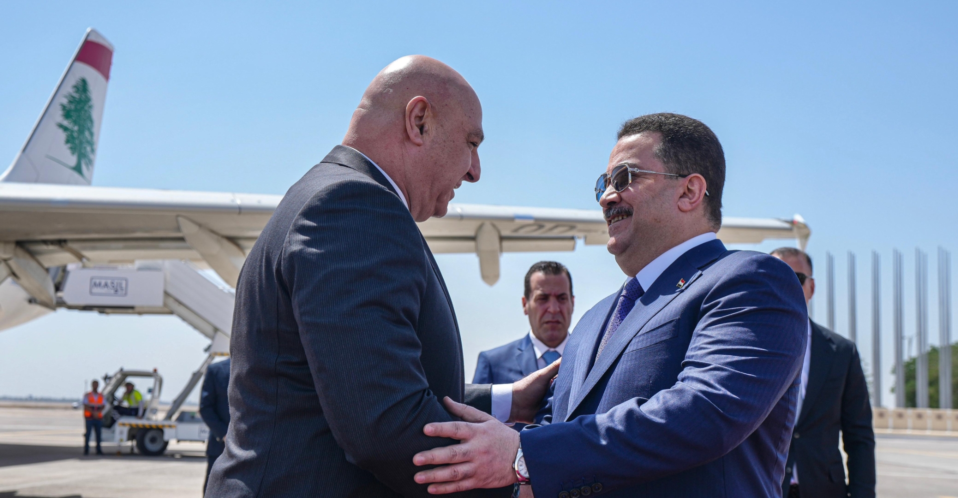 Lebanese President arrives in Baghdad for official visit