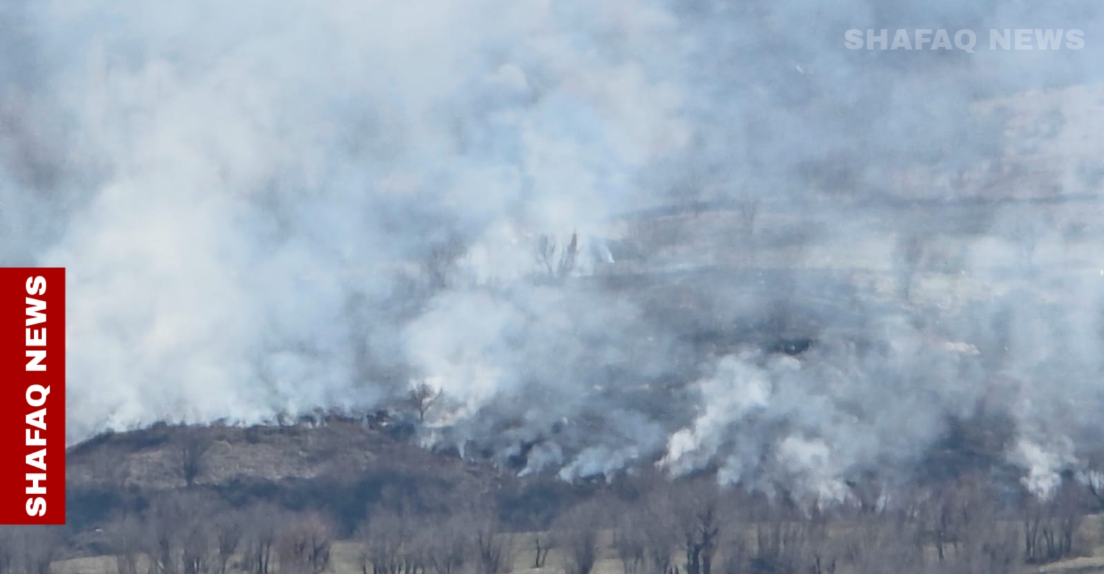 Turkish-PKK clashes ignite farmlands in Duhok, Kurdistan