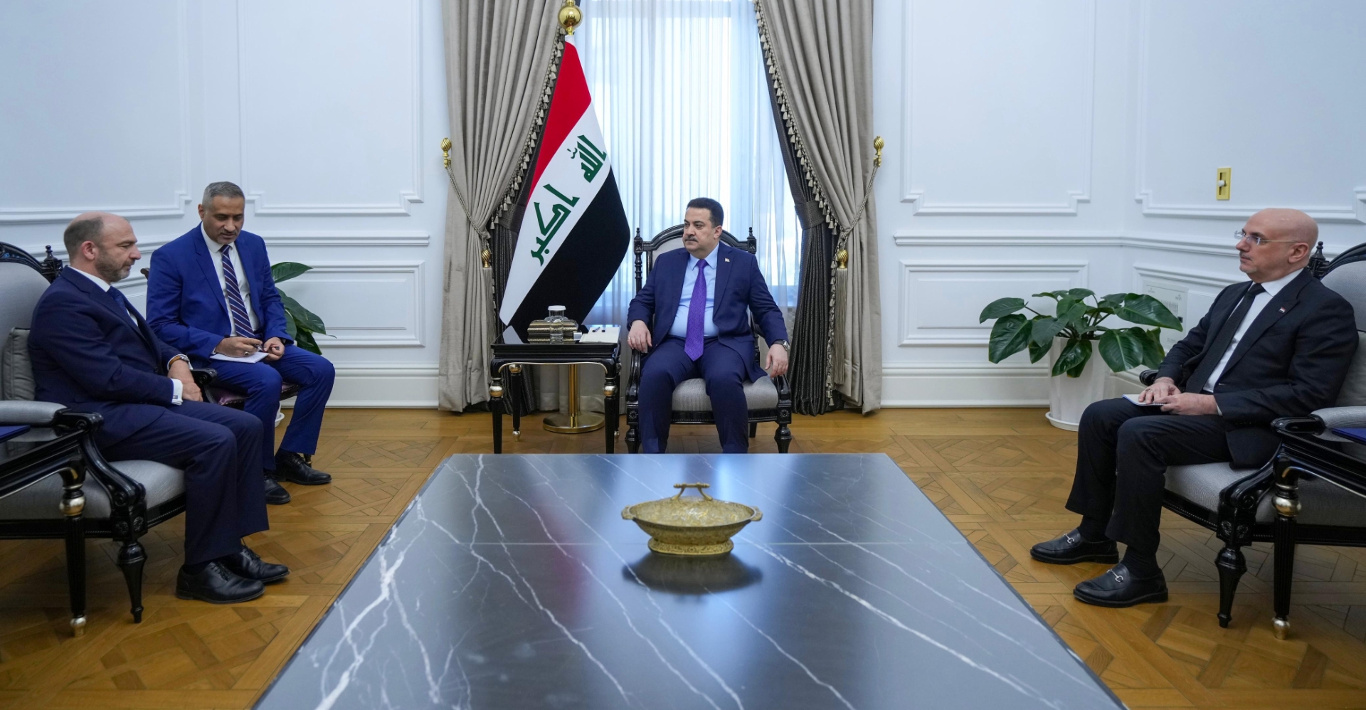 Iraq and Belgium discuss economic ties and regional stability