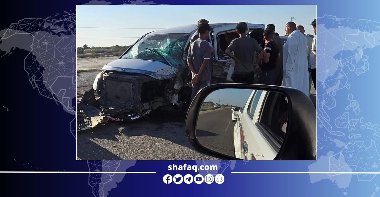 خمس إصابات بحادث سير مروّع على طريق تكريت