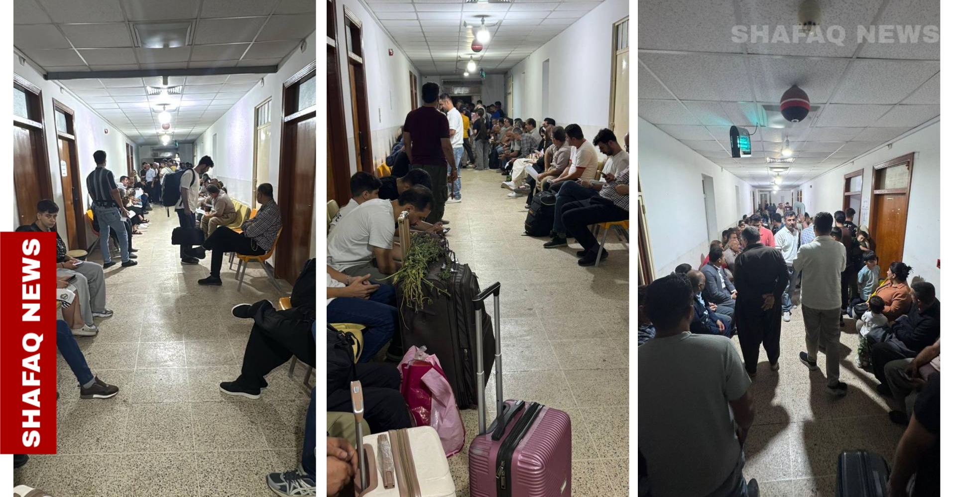 تزاحم في المنافذ الحدودية مع إيران.. عراقيون يفرّون من القصف وتدهور الأوضاع الأمنية (صور)
