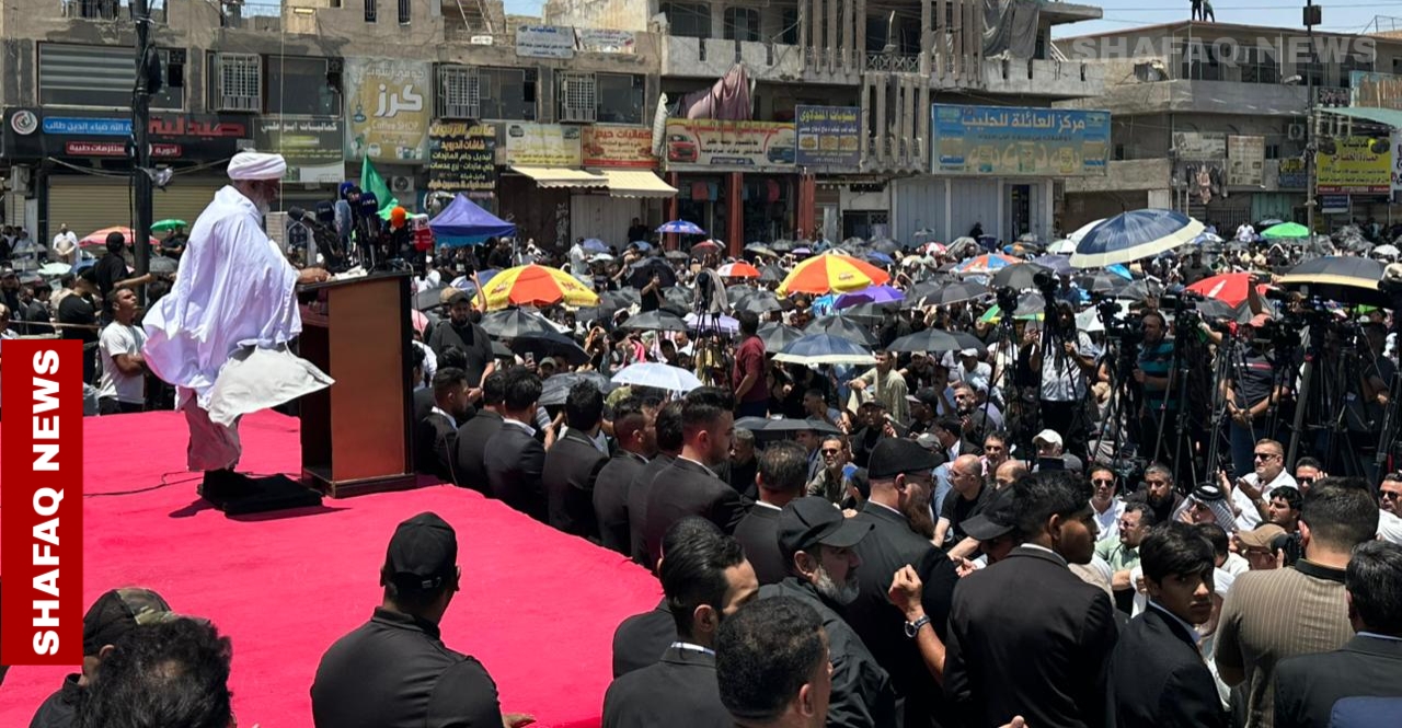 Sadrist protesters rally against Israeli strikes on Iran