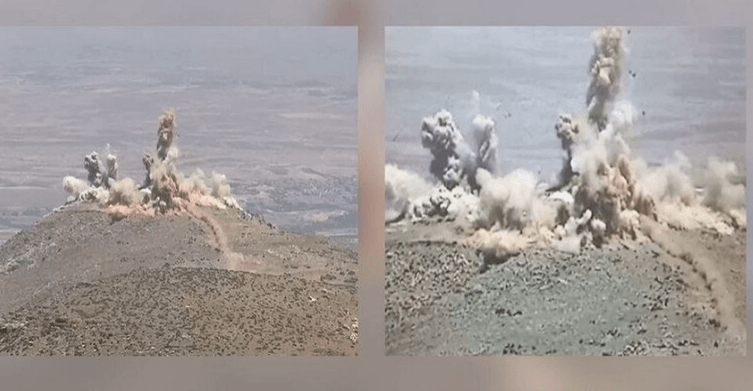 Israel hits Syrian sites in Golan