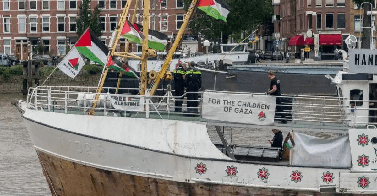 Activist ship Handala sails from Italy to Gaza