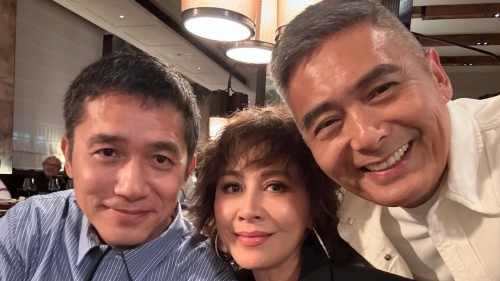 Tony Leung and Chow Yun Fat reunited for director's birthday celebration