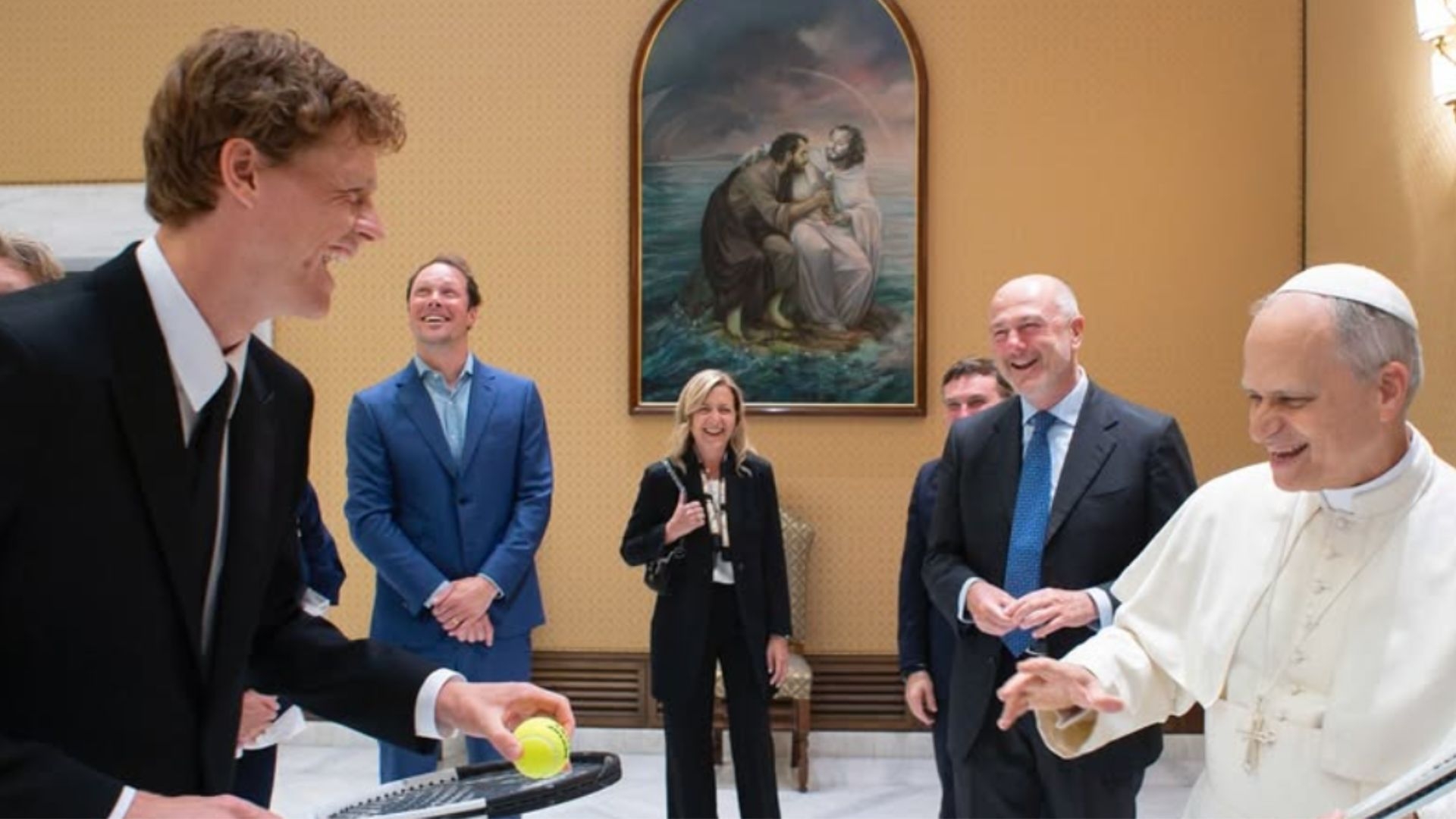 Pope Leo spills his tennis secret to World No. 1 Jannik Sinner