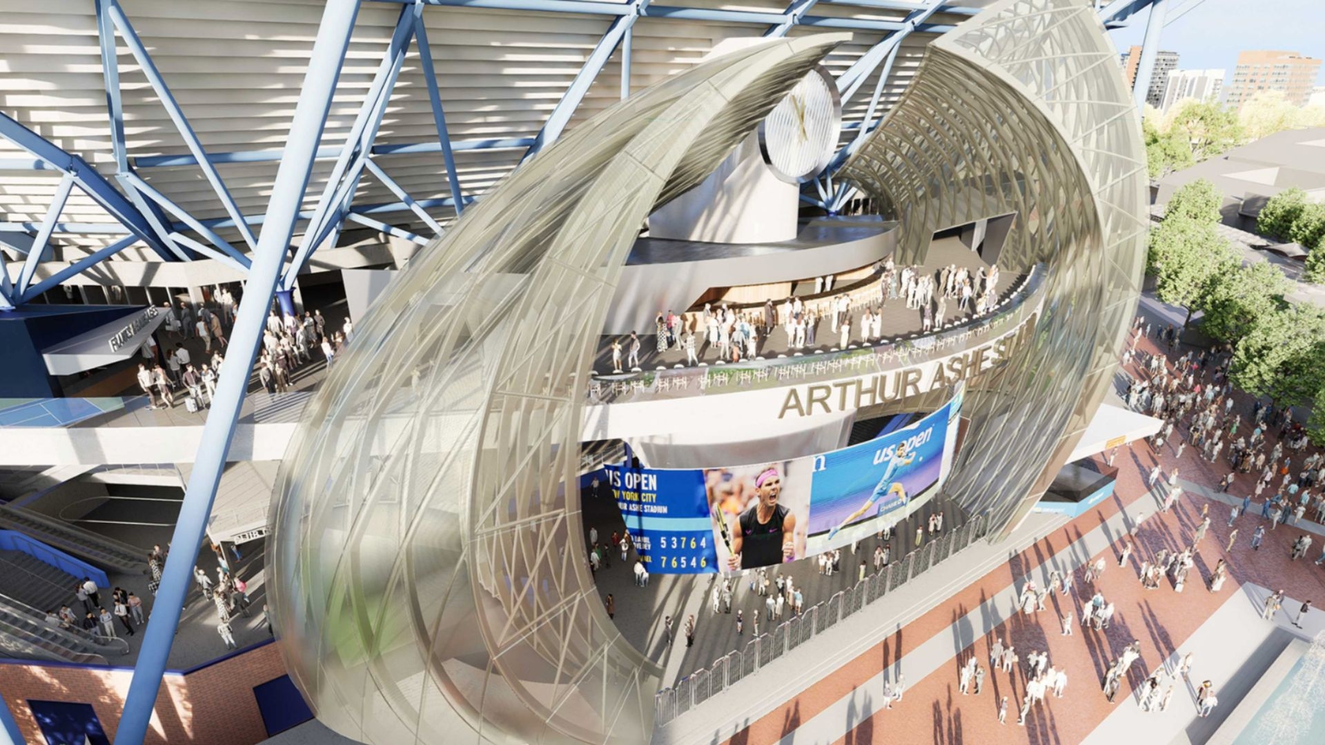 U.S. Open's Arthur Ashe Stadium will undergo $800 million major renovation