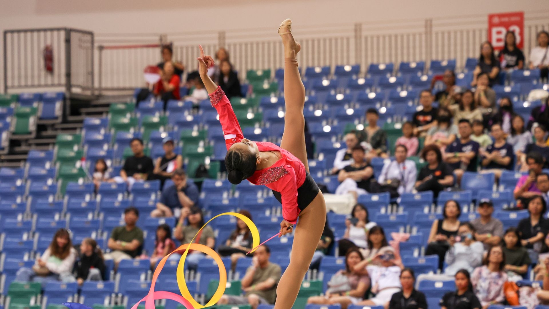 Singapore's Mikayla Yang finishes sixth in the All-Around Competition at the 2025 Rhythmic Gymnastics Asian Championships