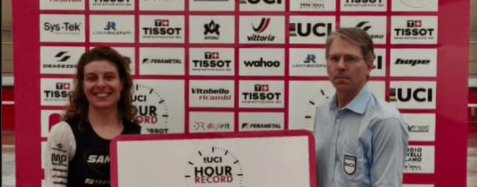 Italian cyclist Vittoria Bussi makes history by breaking her own UCI Hour Record