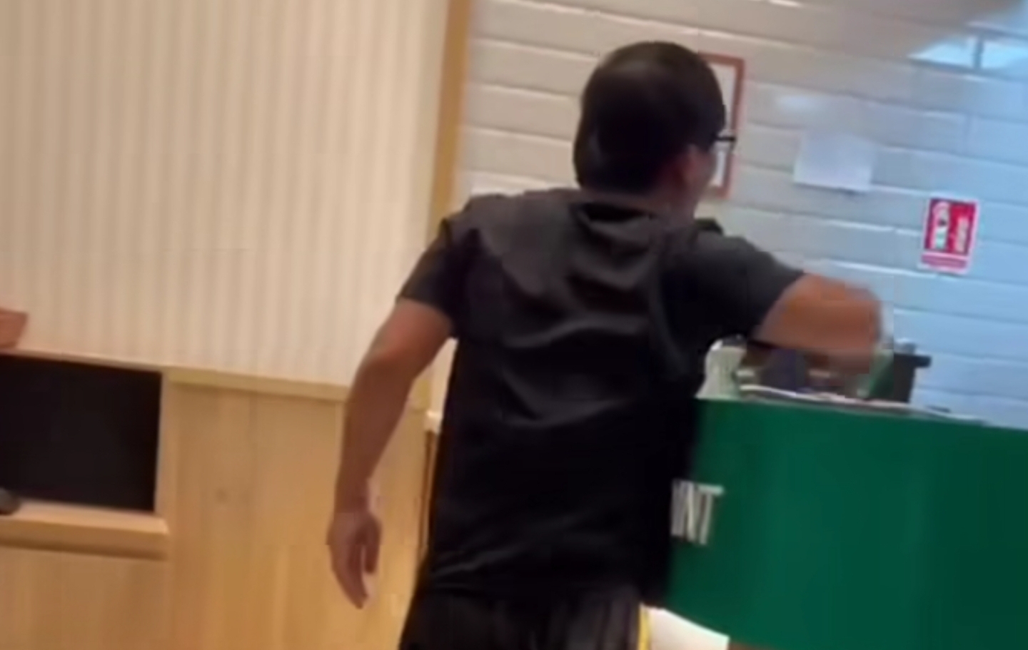 Foodpanda rider caught on camera hurling vulgarties at Mos Burger staff at Waterway Point outlet