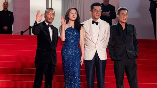 'Sons of the Neon Night' Cannes premiere: Juno Mak and Tony Leung encourage viewers to value films