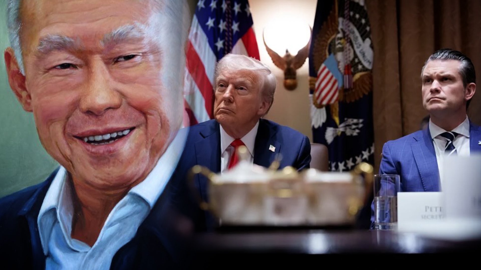U.S. Defence Secretary compares Donald Trump to Lee Kuan Yew, but Singaporeans say 'ah gong confirm flip in his grave'
