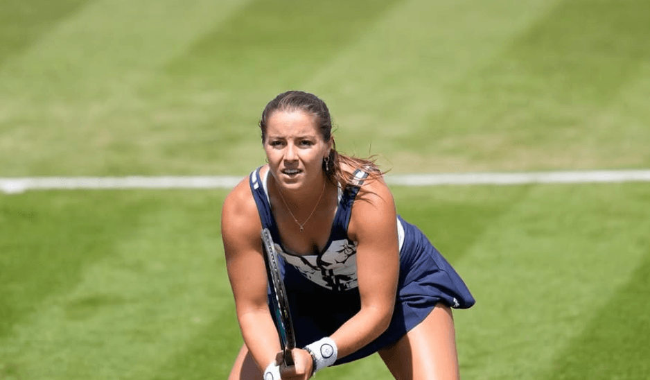 Jodie Burrage stunned by unusual incident at a tennis match in Eastbourne