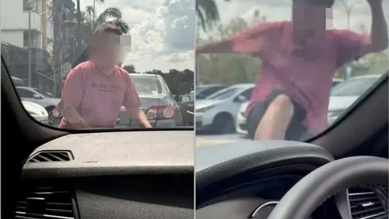 Singaporean driver arrested in Johor Bahru following roadside altercation
