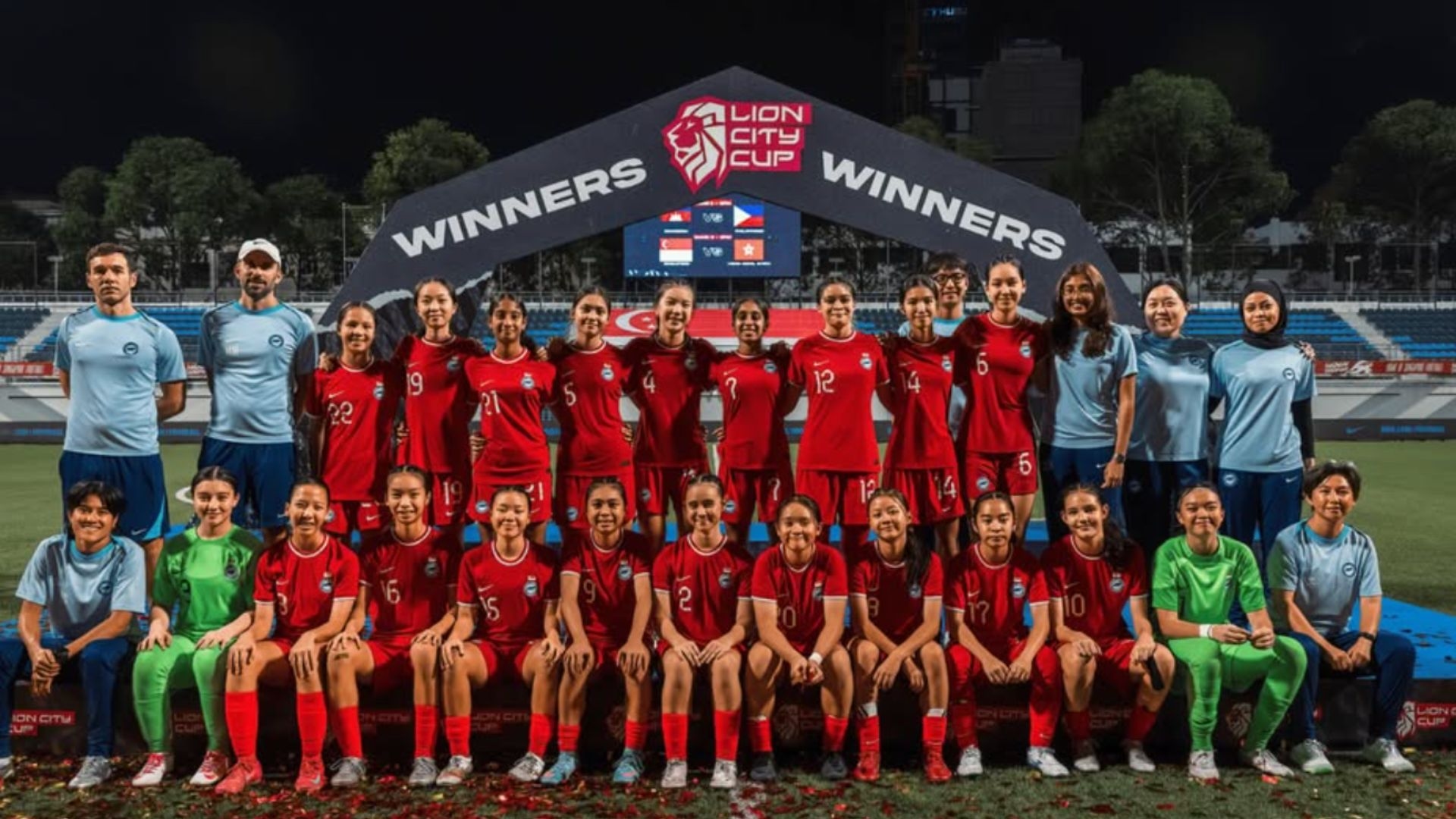 Singapore U16 Girls finish Lion City Cup as runners-up after a win against Cambodia