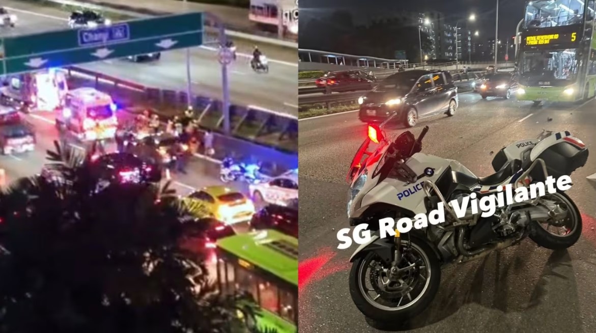 25-year-old police officer involved in road accident while riding police motorbike