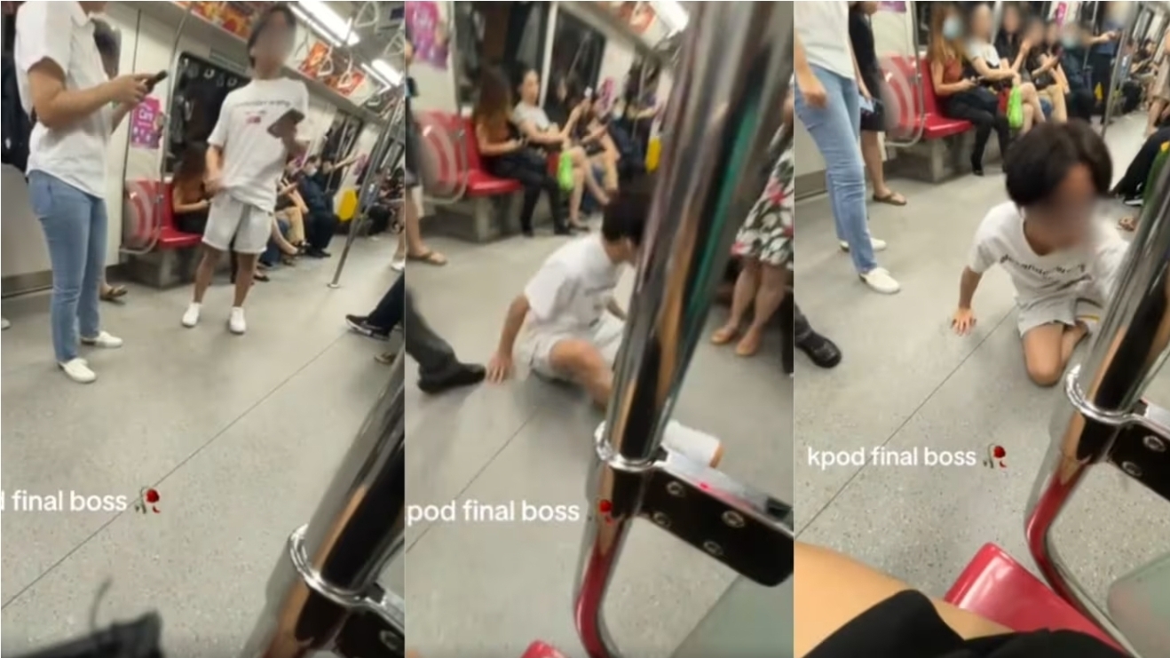 SMRT issues notice of offence to teen suspected of vaping KPods on board MRT train