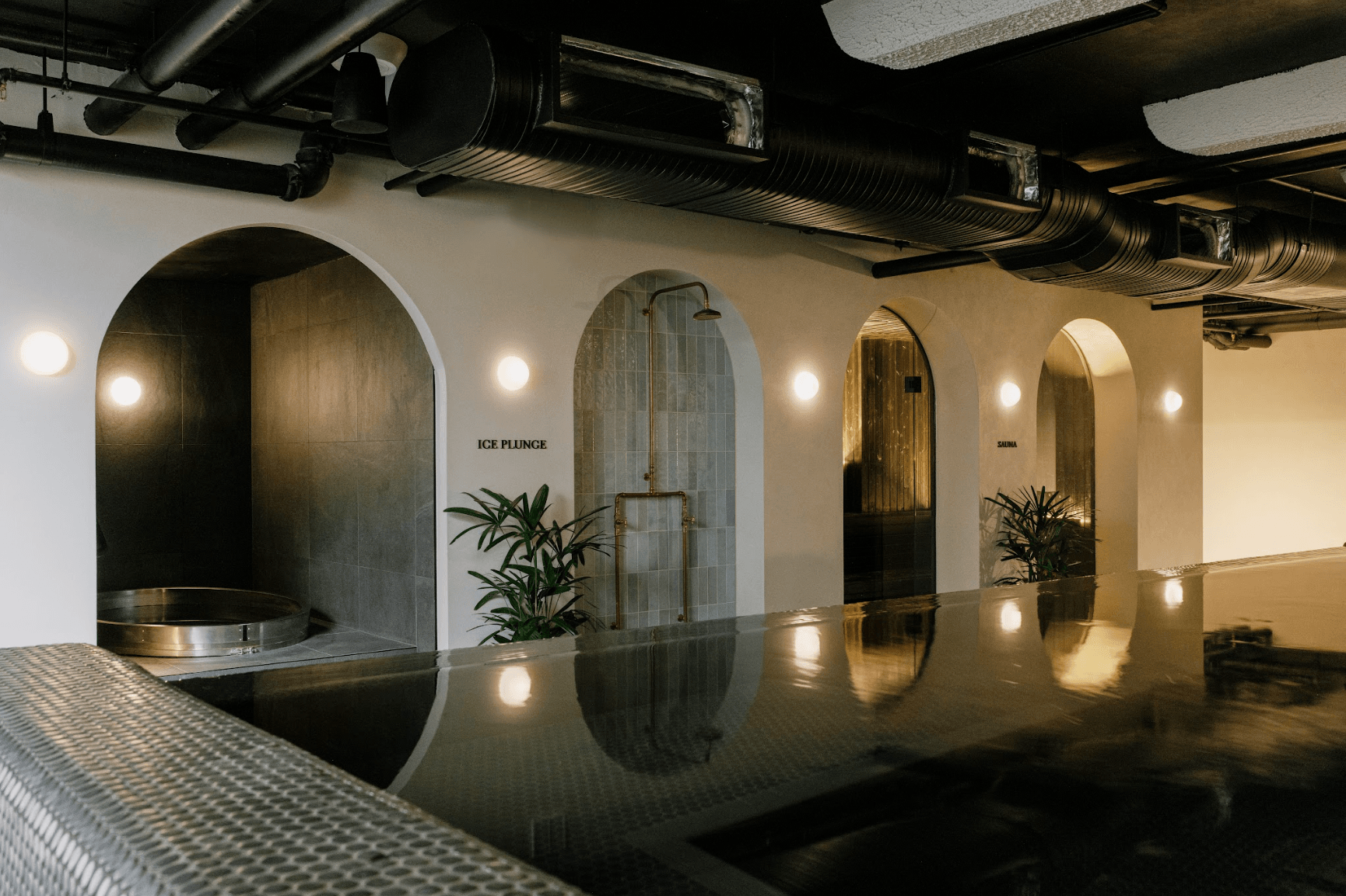 This stunning Scandi-inspired bathhouse has just opened beneath a luxe hotel in Byron Bay