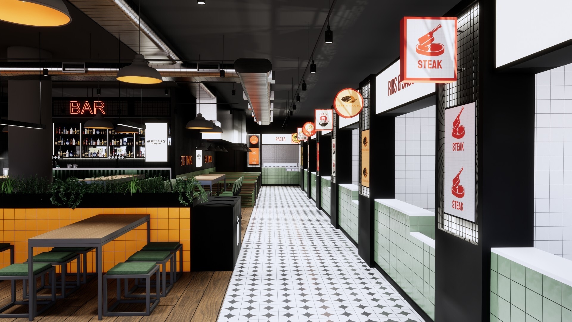 A giant new food hall is coming to St Paul's in May