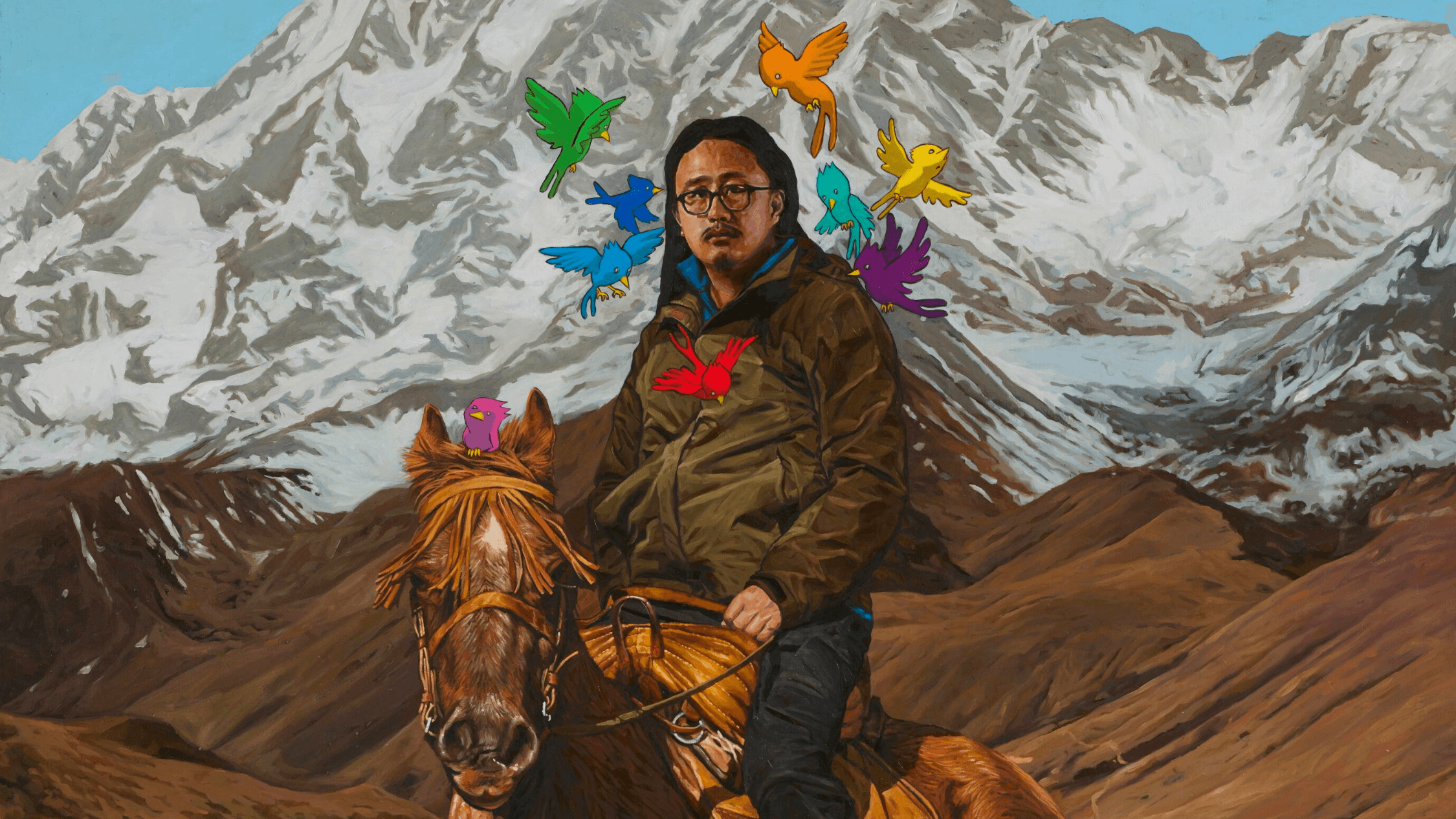 This unusual portrait of Sydney artist Jason Phu just won the 2025 Packing Room Prize