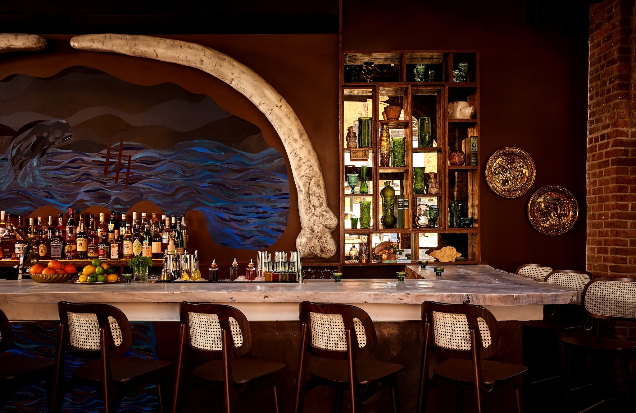 This new cocktail bar in FiDi is an ode to 'Moby-Dick'