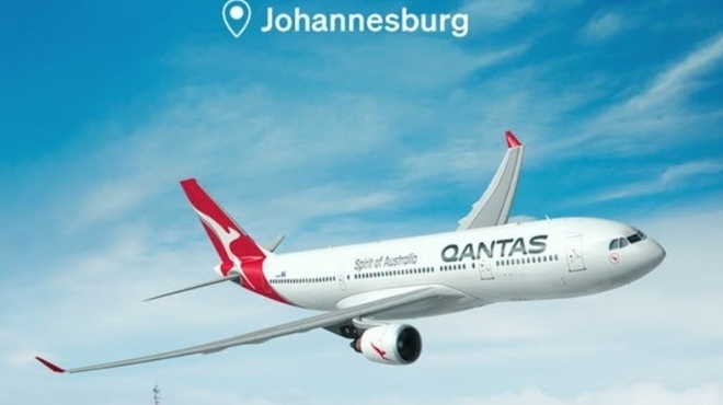 Qantas drops news on Johannesburg to Perth flights