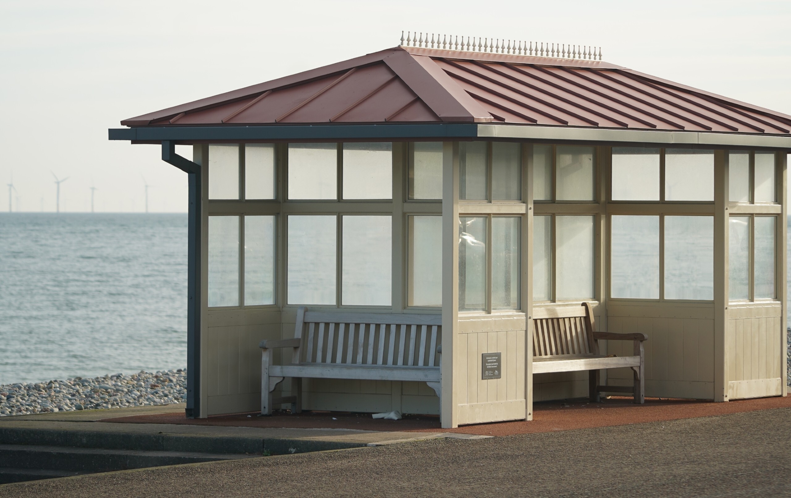 Wales is spending £1 million on shelters to protect tourists from rain